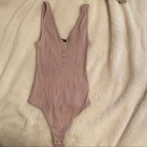 Express ribbed body suit